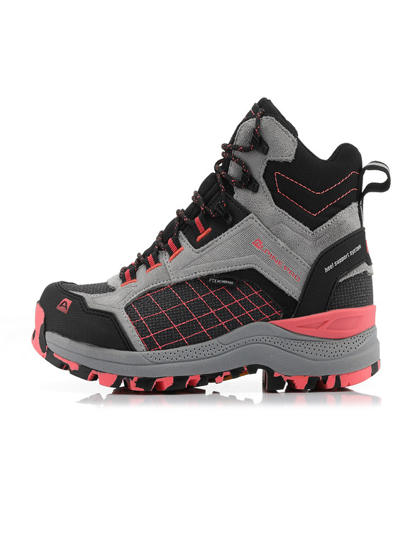 ALPINE PRO Sive ženske vanjske cipele s PTX Alpine Pro Zerne membranom