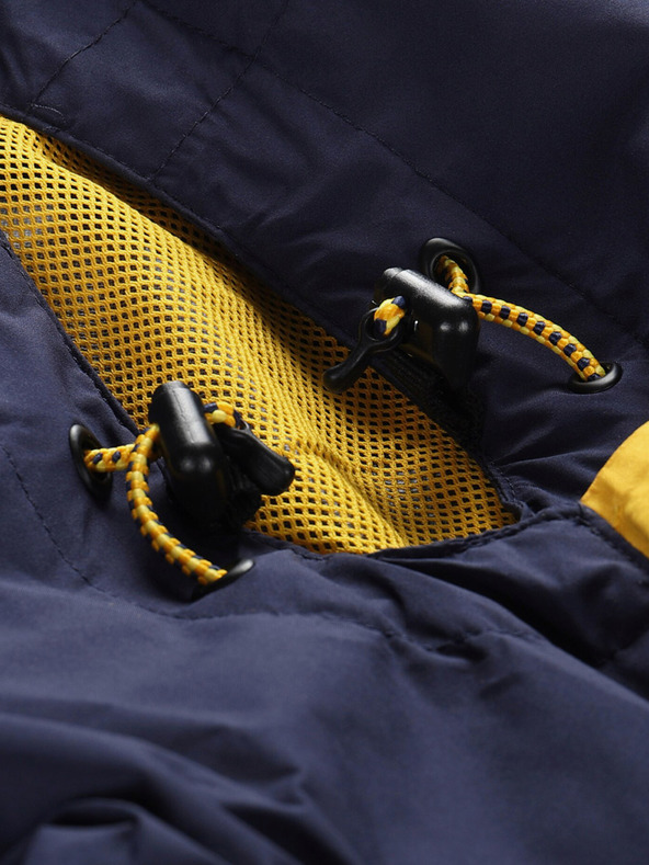 ALPINE PRO Crno-žuta ženska jakna sa PTX Alpine Pro Norema membranom