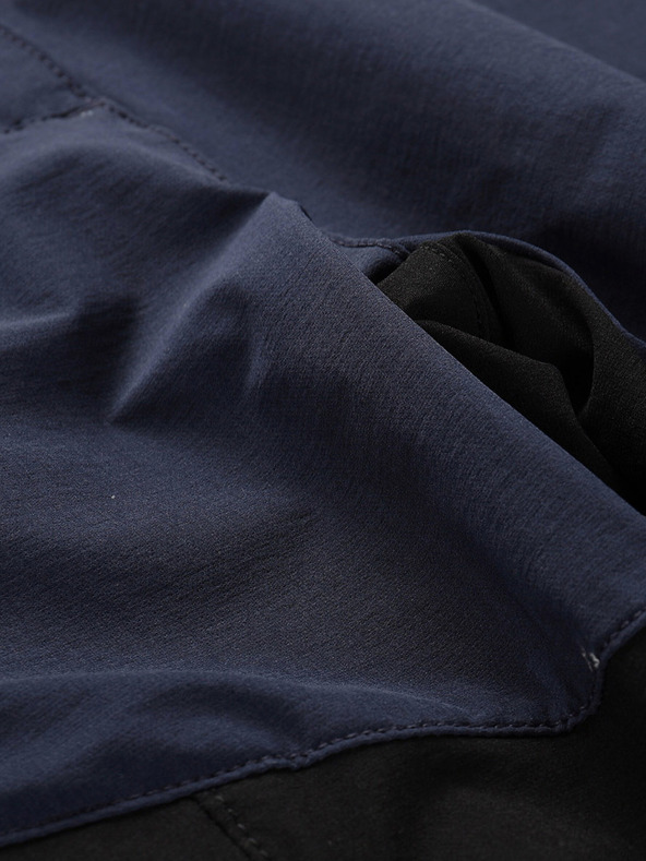 ALPINE PRO Plave ženske softshell hlače s DWR tretmanom Alpine Pro Akana