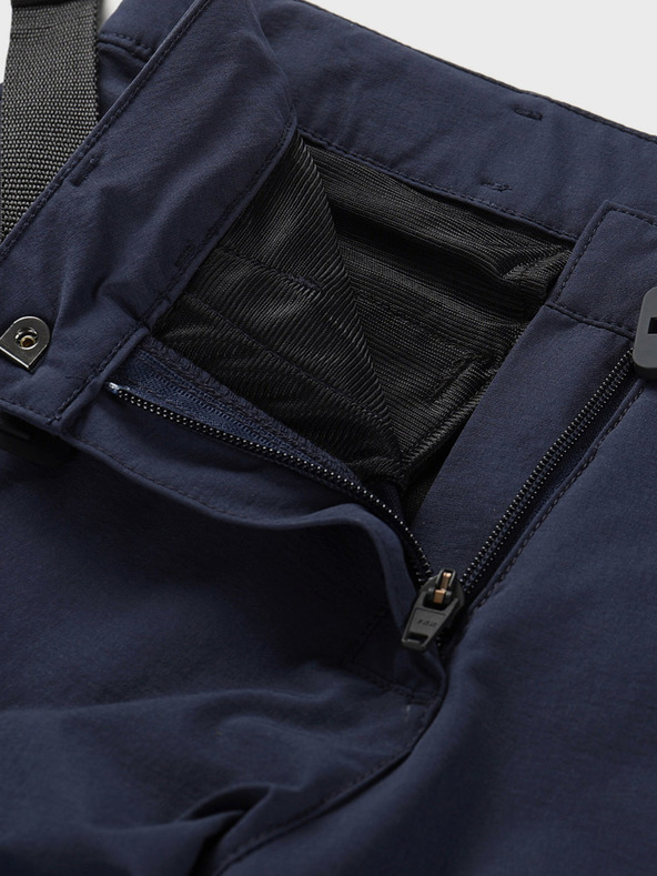 ALPINE PRO Plave ženske softshell hlače s DWR tretmanom Alpine Pro Akana