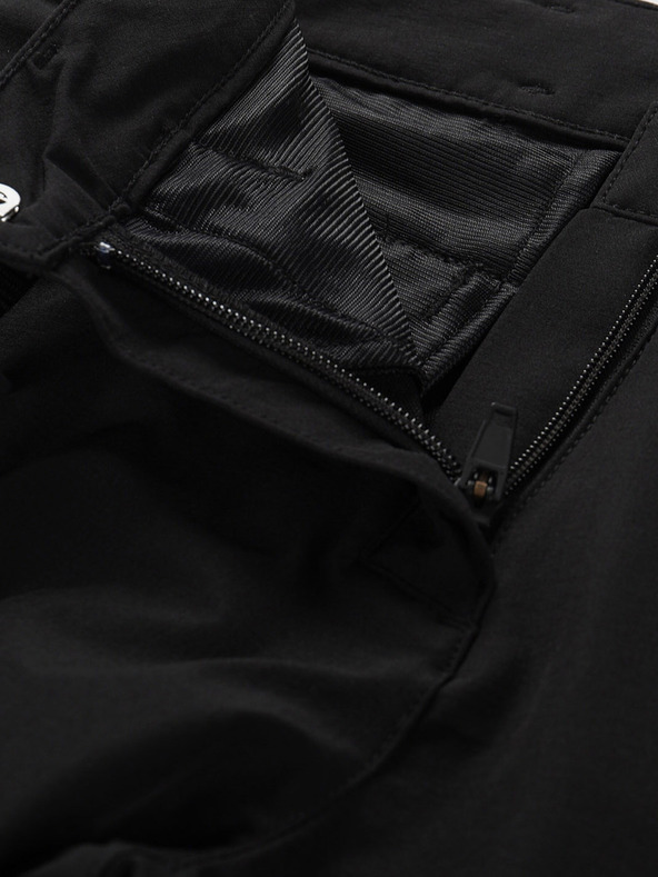 ALPINE PRO Crne ženske softshell hlače s DWR tretmanom Alpine Pro Akana