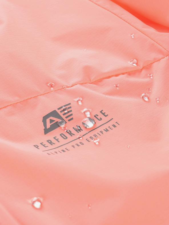 ALPINE PRO Ženska ultralagana jakna s dwr tretmanom ALPINE PRO SPINA neon losos