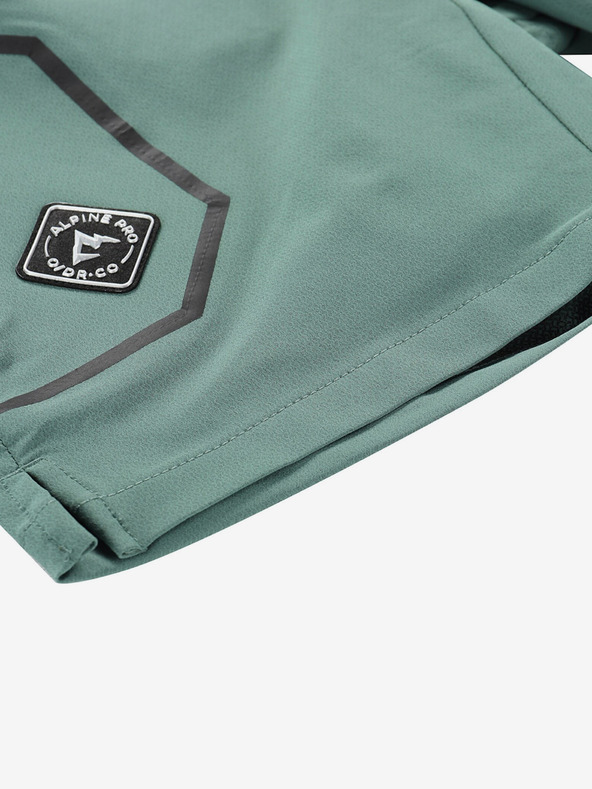 ALPINE PRO Ženske vanjske kratke hlače ALPINE PRO ZAMBA boje mirte