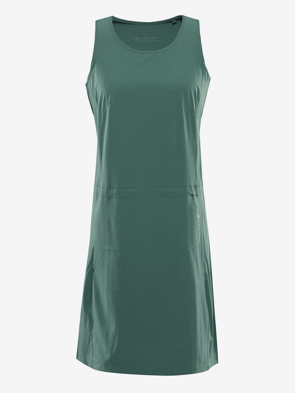 ALPINE PRO Ženska brzosušeća haljina ALPINE FOR COLEENA boje mirte