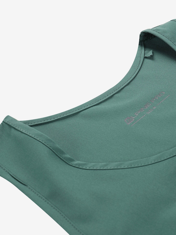 ALPINE PRO Ženska brzosušeća haljina ALPINE FOR COLEENA boje mirte