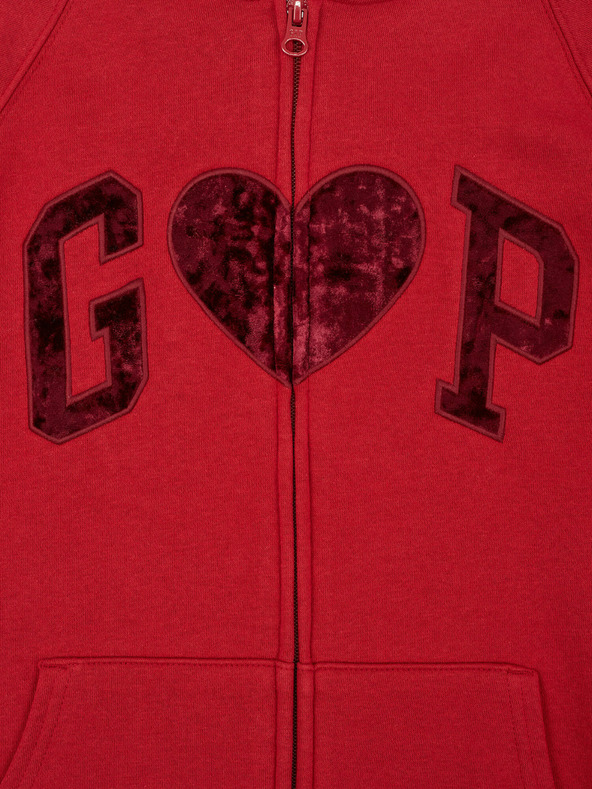 GAP Majica s patentnim zatvaračem i logom Gap