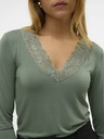 Vero Moda Zelena ženska majica Vero Moda Rosa