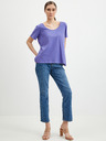 Orsay Ljubičasta ženska osnovna majica ORSAY