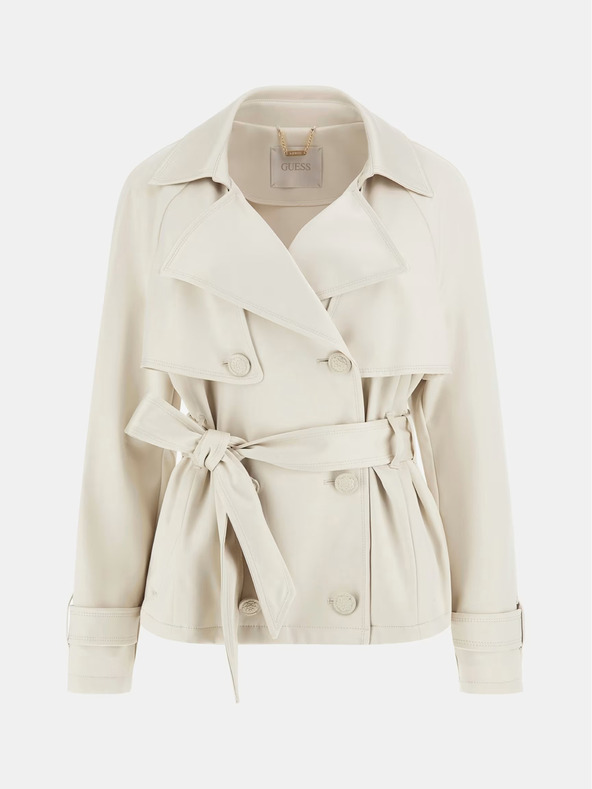 Guess Guess krem ​​ženski kratki baloner