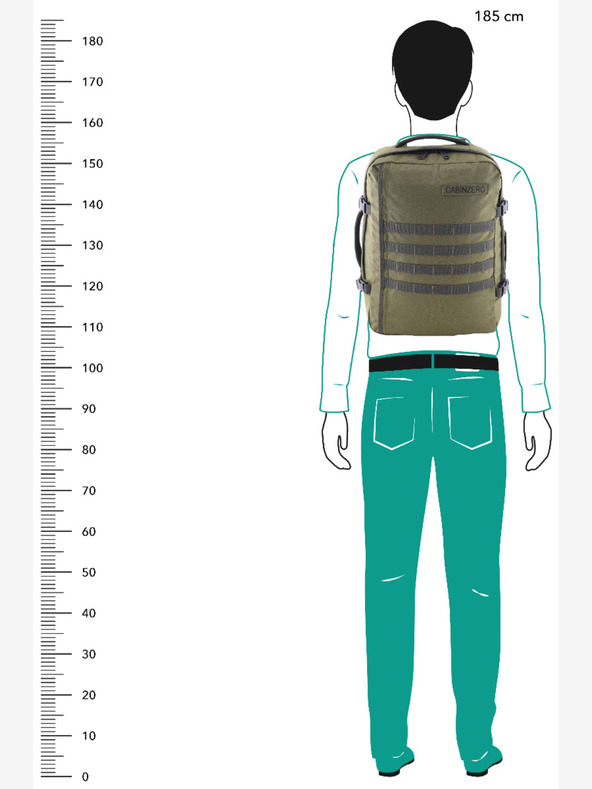 CabinZero Ruksak CabinZero Military 36L Military Green