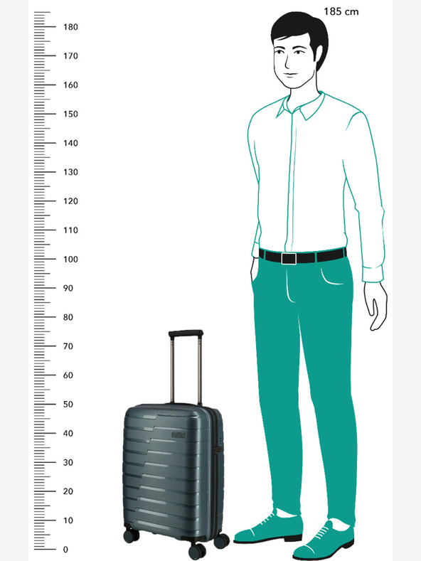 Travelite Air Base S Ice blue Kofer