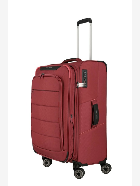 Travelite Set putnih kofera Travelite Skaii 4w S,M,L - crveni