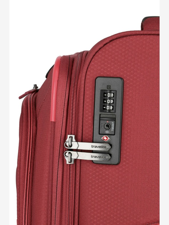 Travelite Set putnih kofera Travelite Skaii 4w S,M,L - crveni