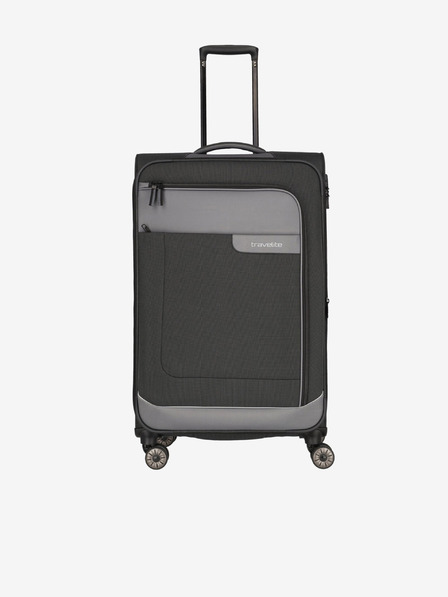 Travelite Tamno sivi putni kofer Travelite Viia 4w L