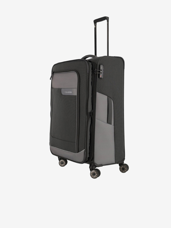Travelite Tamno sivi putni kofer Travelite Viia 4w L