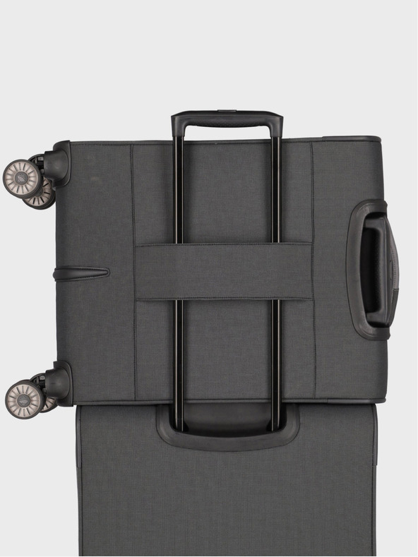 Travelite Travelite Viia 4w S tamno sivi putni kovčeg