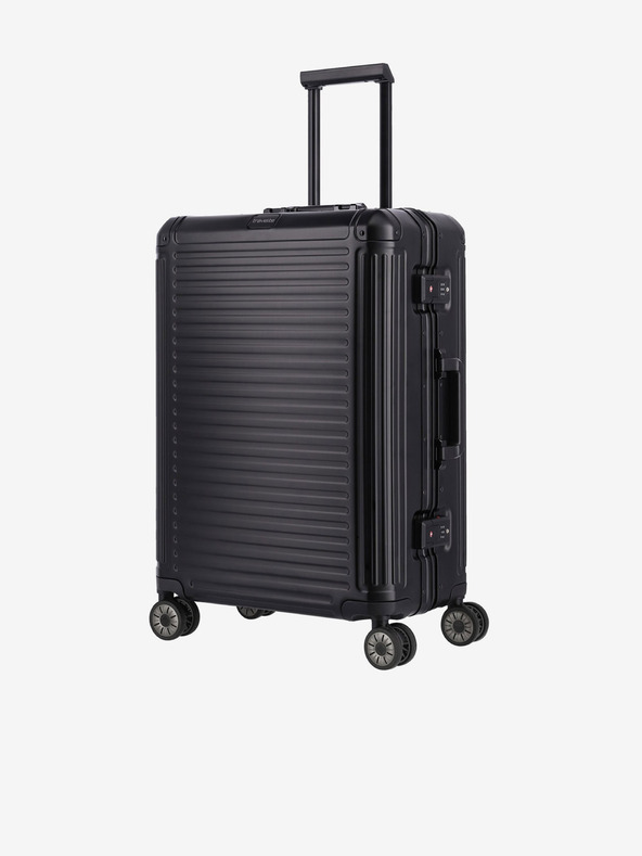 Travelite Crni putni kofer Travelite Next 4w M Black