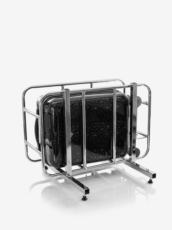 Heys Heys Black Leopard S crni putni kovčeg s uzorkom