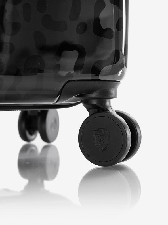 Heys Heys Black Leopard S crni putni kovčeg s uzorkom