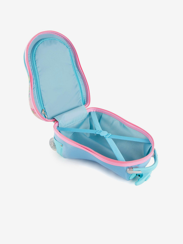 Heys Plavi dječji kofer Heys Kids Trolls Turquoise