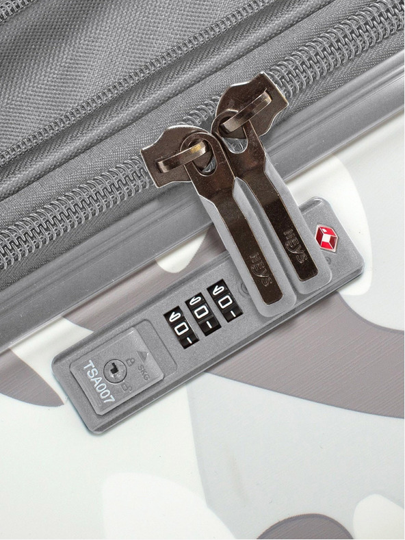 Heys Sivi putni kovčeg s uzorkom Heys White Camo L