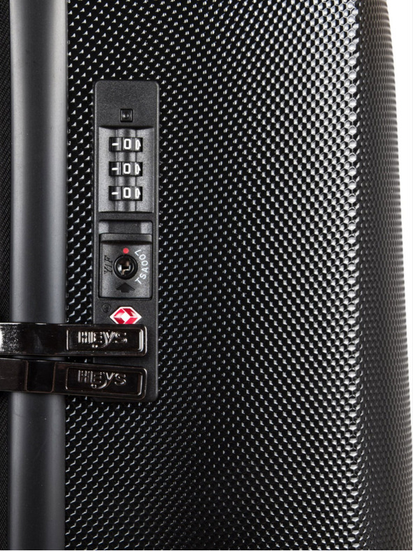 Heys Heys Vantage Smart Luggage™ crni putni kovčeg