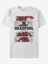 ZOOT.Fan Bijela unisex majica kratkih rukava ZOOT.Fan Marvel DEADPOOL 4 PANEL 2 TONE