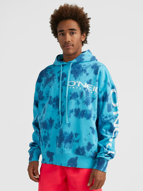 O'Neill Plava muška majica s kapuljačom O'Neill OAKES HOODIE s uzorkom