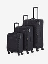Travelite Set od tri putna kofera crne boje Travelite Chios S, M, L Black
