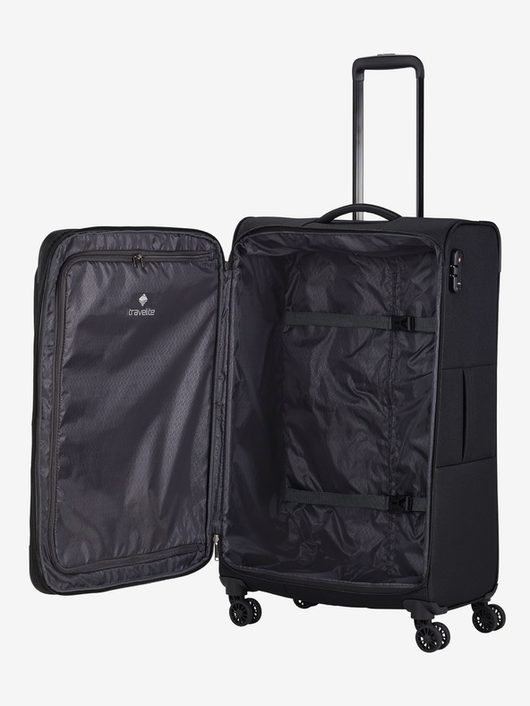 Travelite Set od tri putna kofera crne boje Travelite Chios S, M, L Black