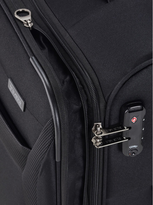 Travelite Set od tri putna kofera crne boje Travelite Chios S, M, L Black