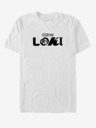 ZOOT.Fan Bijela unisex ZOOT.Fan Marvel Loki majica s logotipom