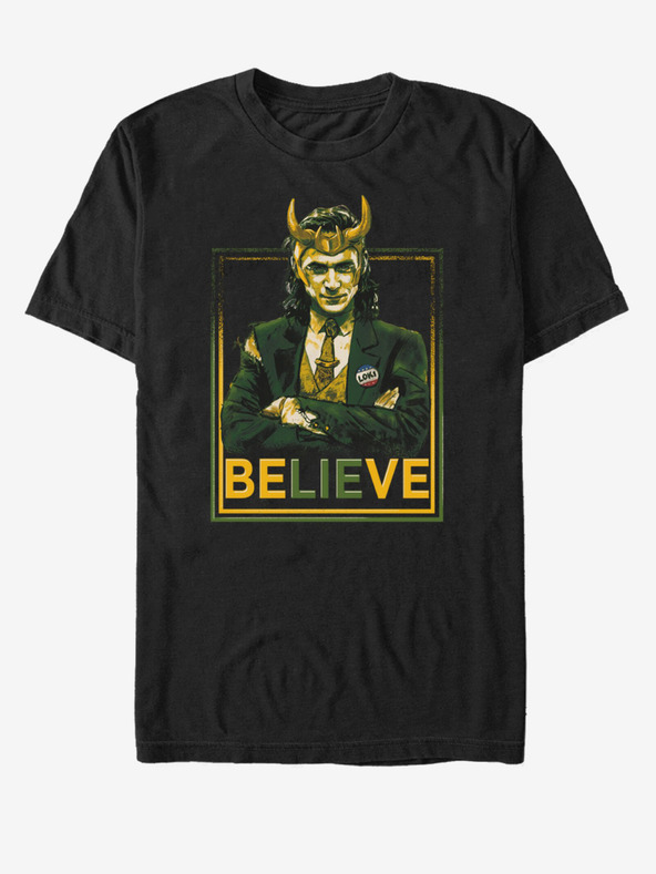 ZOOT.Fan Crna unisex ZOOT.Fan Marvel majica s političkim motivom