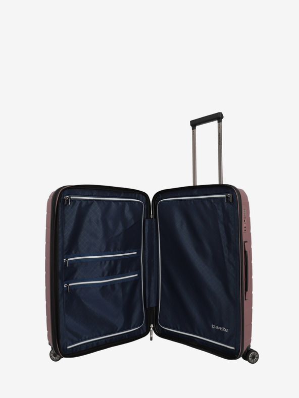 Travelite Set od tri putna kofera u ružičastoj boji Travelite Air Base S, M, L