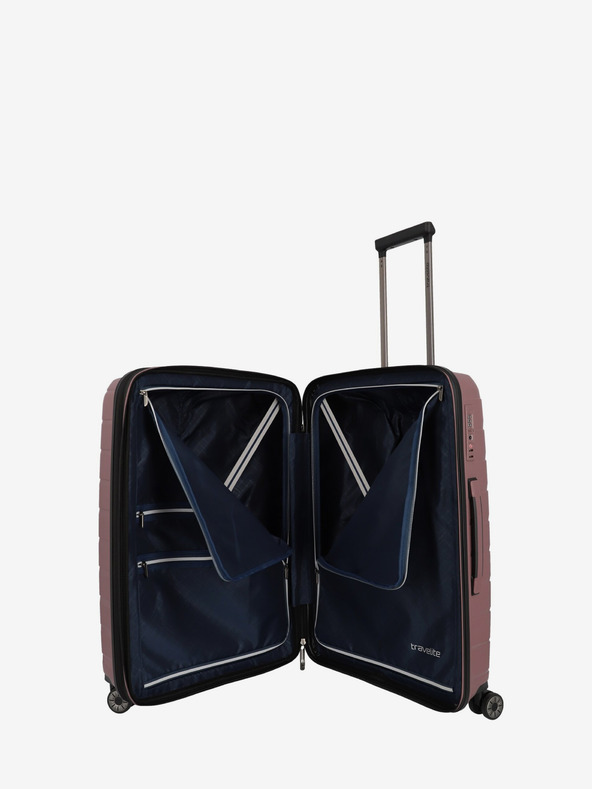 Travelite Set od tri putna kofera u ružičastoj boji Travelite Air Base S, M, L