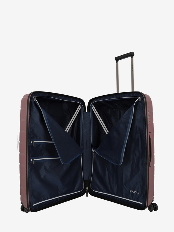 Travelite Set od tri putna kofera u ružičastoj boji Travelite Air Base S, M, L