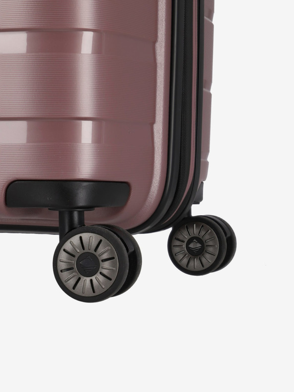 Travelite Set od tri putna kofera u ružičastoj boji Travelite Air Base S, M, L