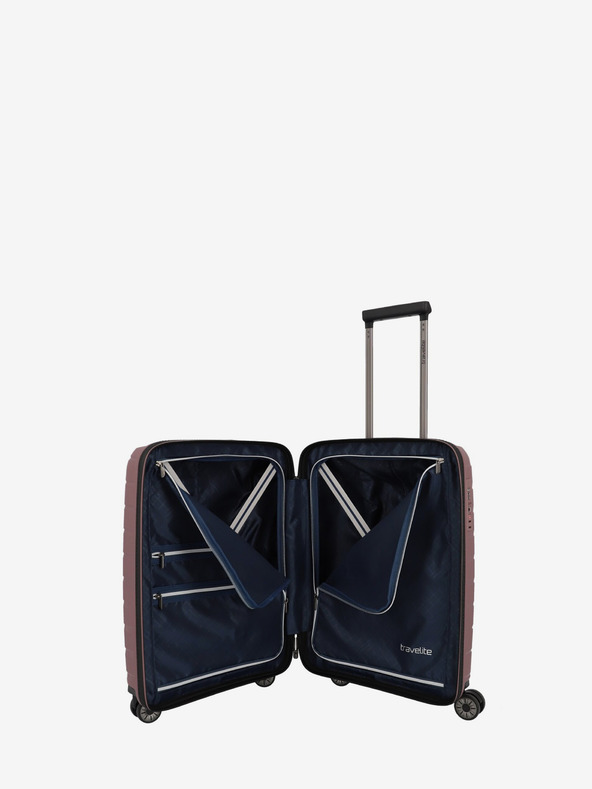 Travelite Set od tri putna kofera u ružičastoj boji Travelite Air Base S, M, L