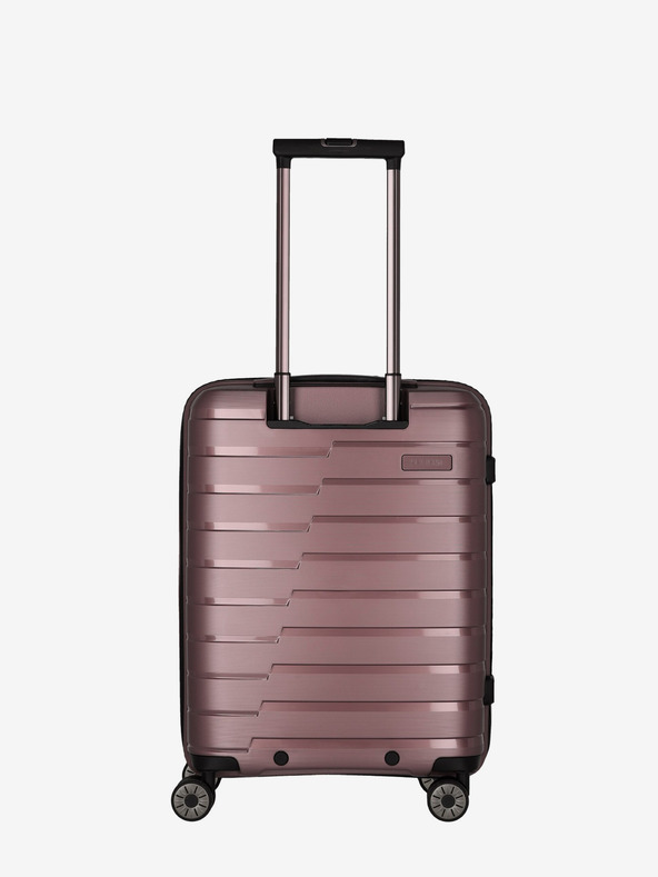 Travelite Ružičasti putni kofer Travelite Air Base 4w S Prednji džep