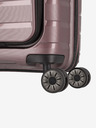 Travelite Ružičasti putni kofer Travelite Air Base 4w S Prednji džep