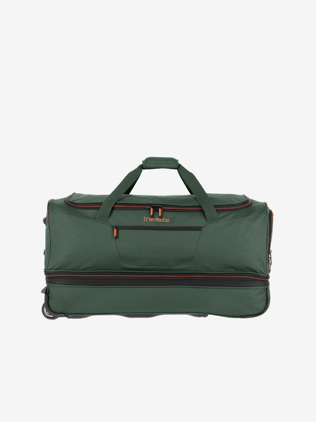 Travelite Tamno zelena putna torba Travelite Basics Wheeled duffle L