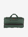 Travelite Tamno zelena putna torba Travelite Basics Wheeled duffle L