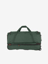 Travelite Tamno zelena putna torba Travelite Basics Wheeled duffle L