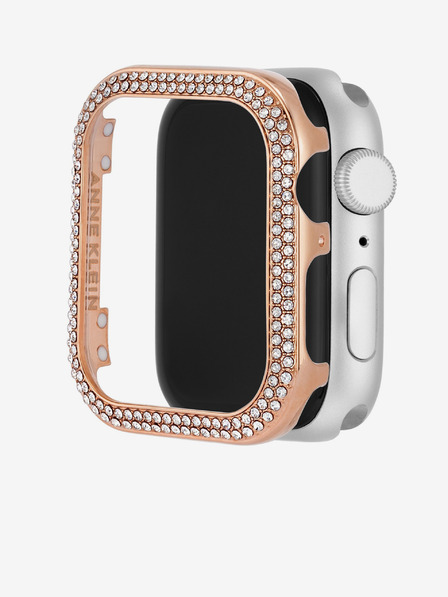 Anne Klein Anne Klein Kristalni okvir od ružičastog zlata za Apple Watch