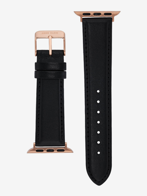 Anne Klein Crni kožni remen za Apple Watch Anne Klein