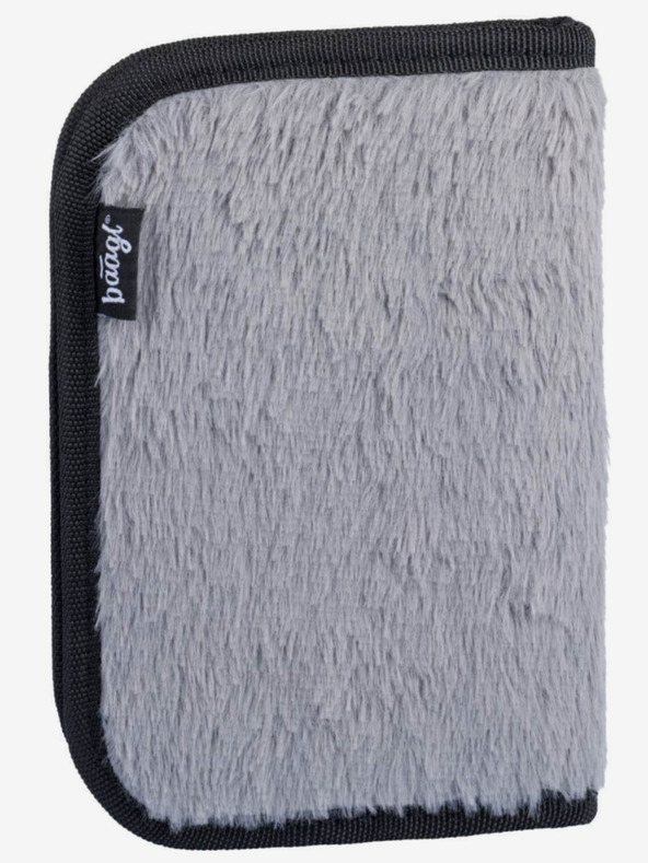 BAAGL  Siva školska pernica jednokatna panda Baagl