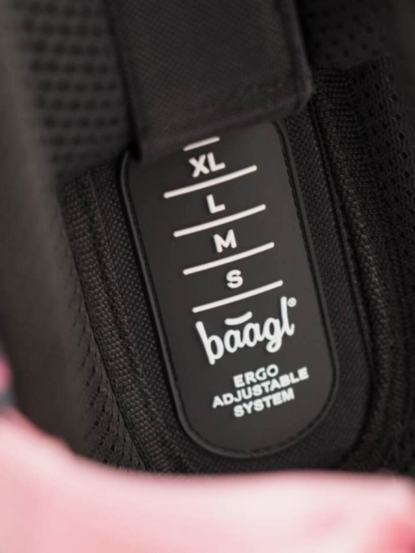 BAAGL  Sivi set 3 brze pande: aktovka, pernica, Baagl torba