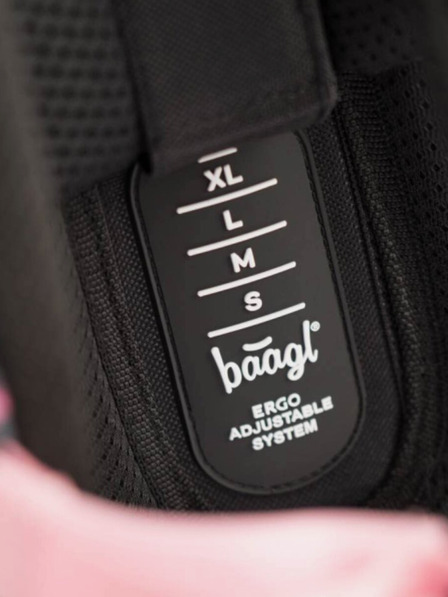 BAAGL  Sivi set 3 brze pande: aktovka, pernica, Baagl torba