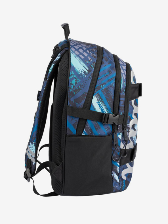 BAAGL  Plava konstrukcija skejta od 3 kompleta: ruksak, pernica, torba Baagl