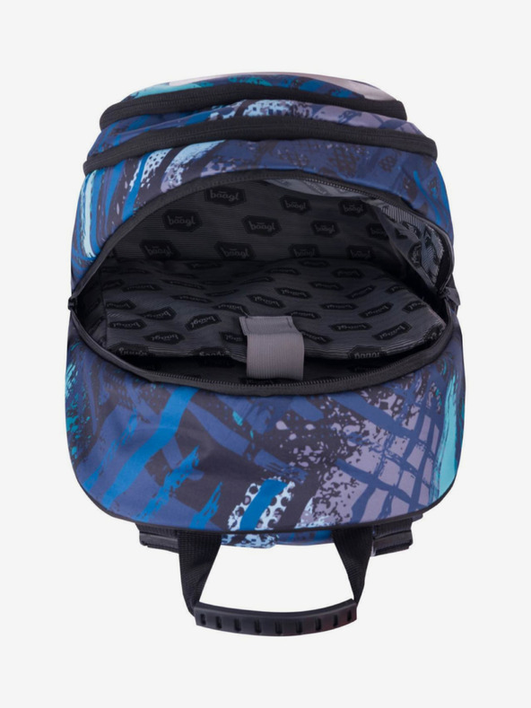 BAAGL  Plava konstrukcija skejta od 3 kompleta: ruksak, pernica, torba Baagl